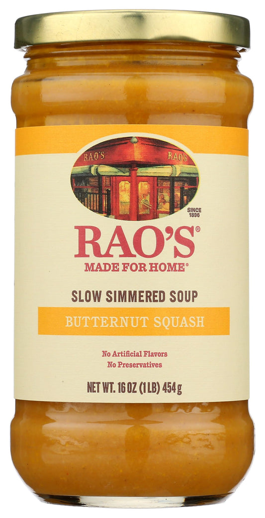 Rao's Homemade Butternut Squash Soup, 16oz, Traditional Italian Heat and Serve Soup