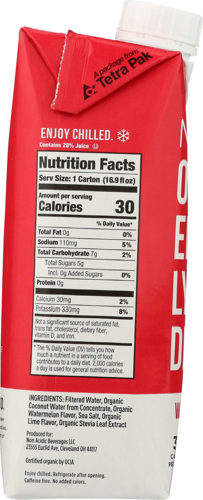 Nooma Organic Watermelon Lime Electrolyte Sports Drink, 16.9 Fz