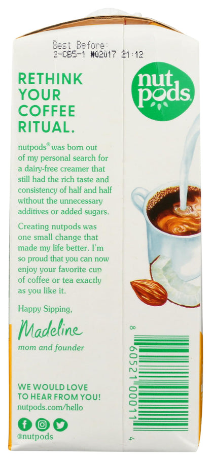 nutpods® Unsweetened Original Coffee Creamer, dairy-free, 11.2oz