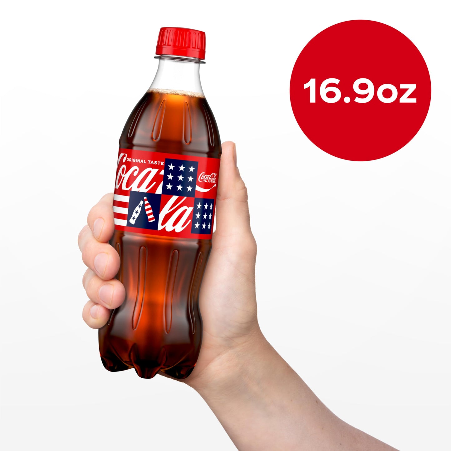 Coca-Cola Soda Soft Drink Bottles, 16.9 fl oz, 6 Pack
