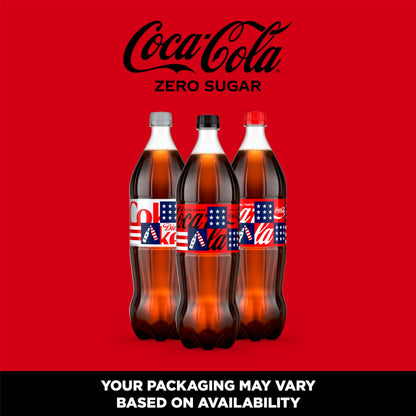 Coke Zero Sugar Diet Soda Soft Drink, 1.25 Liter Bottle