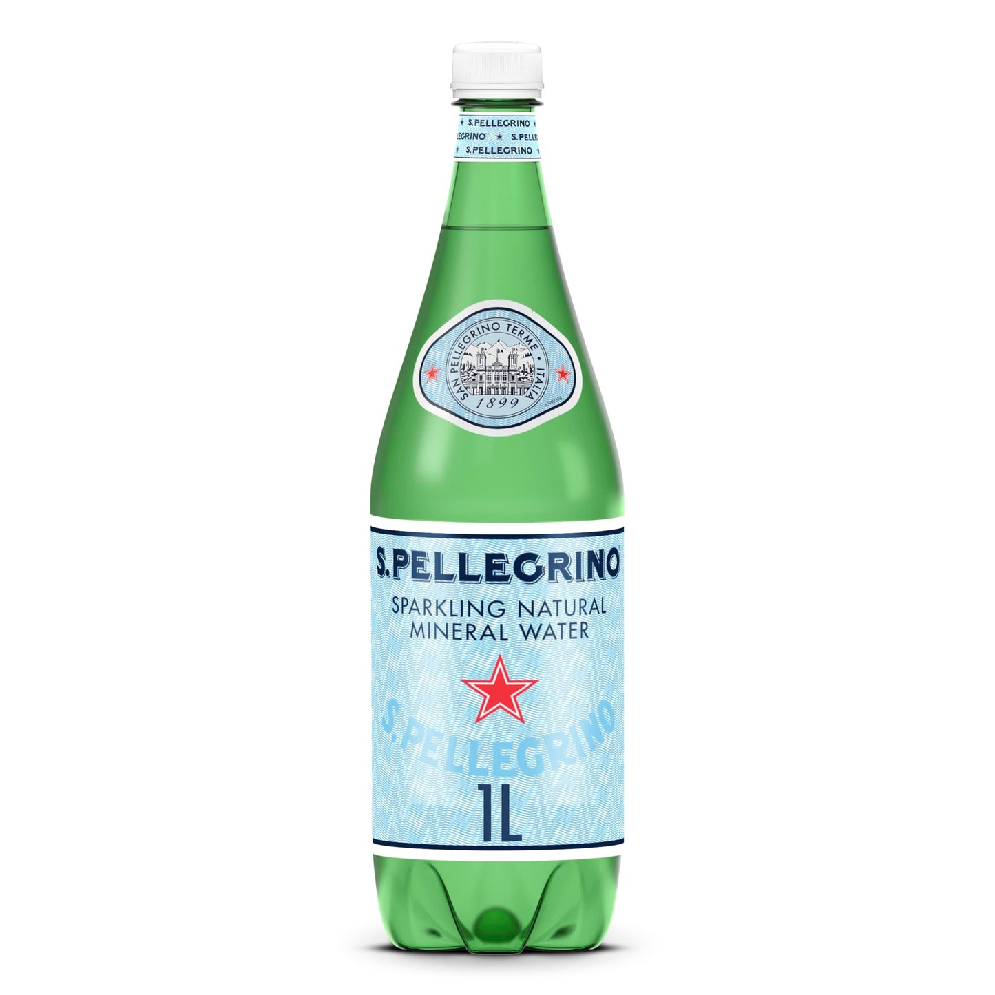 SAN PELLEGRINO NATURAL SPRK MINERAL WATER PLASTIC BOTTLE 1 CT 33.8 Fl Oz (Pack of 1)