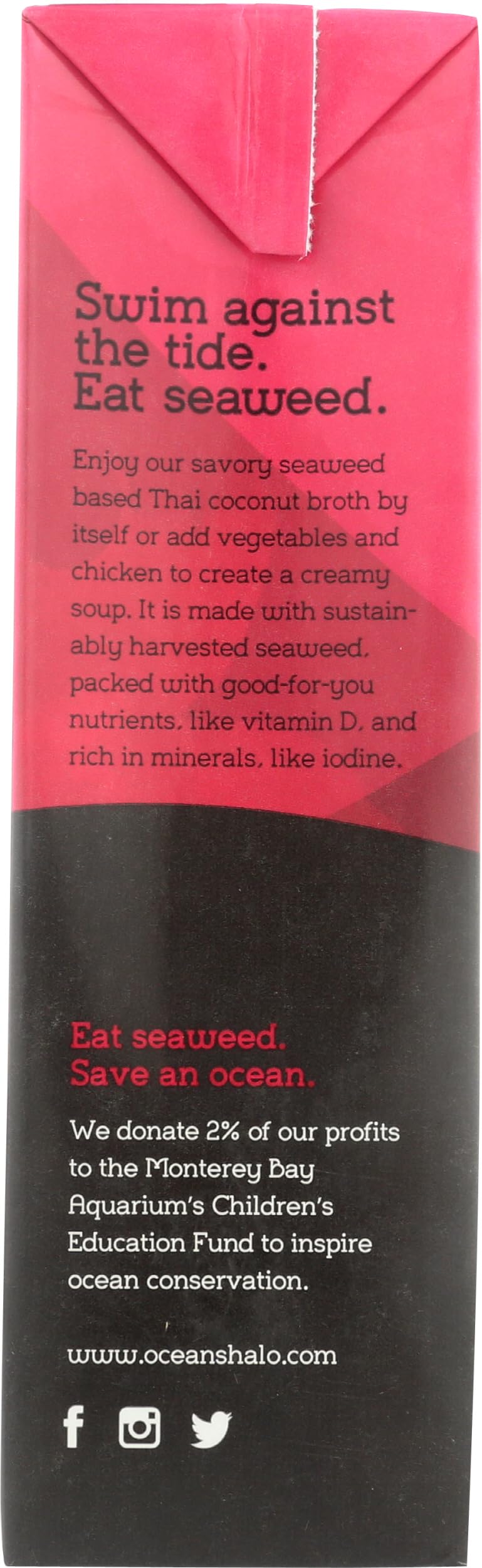 Ocean's Halo, Organic and Vegan Thai Coconut Broth, 32 Fl Oz