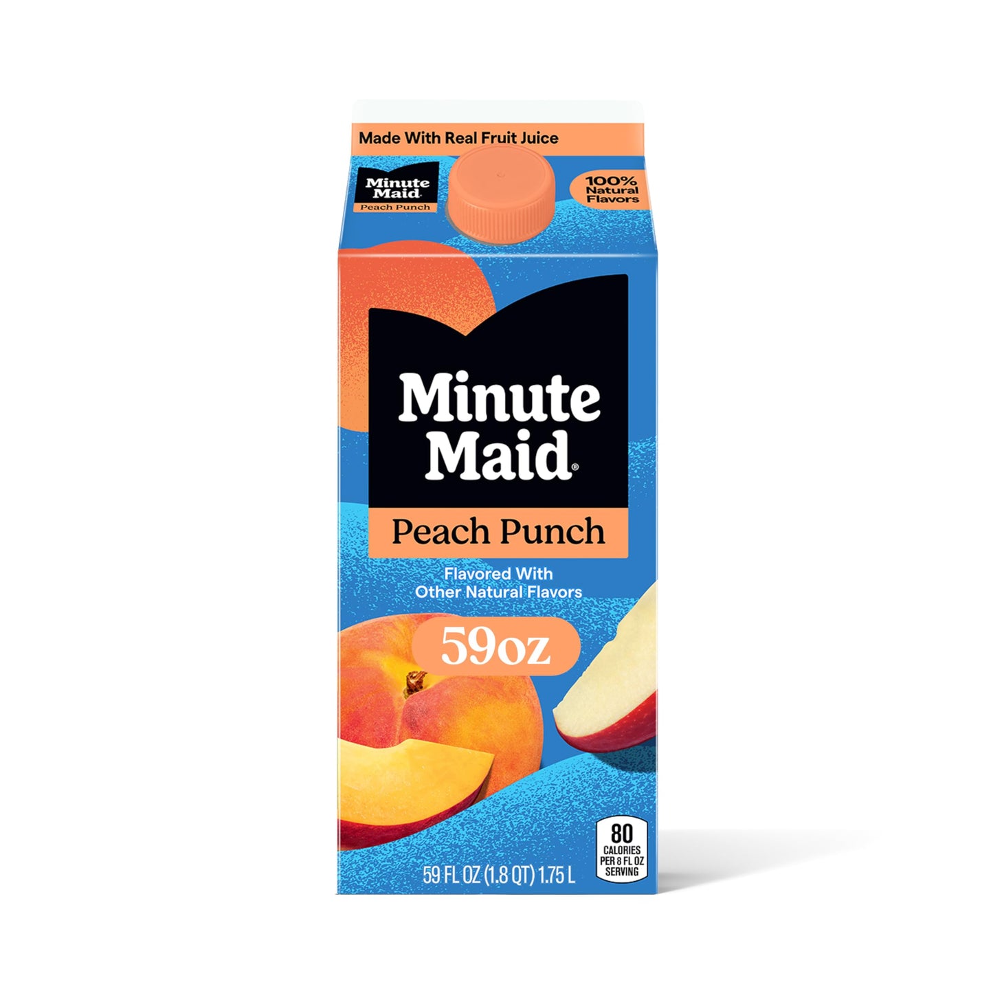 Minute Maid, Pulpy Lemonade Drink Peach Punch, 59 Fl Oz
