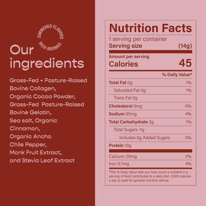 Chocolate Bone Broth Instant Powdered Mix (3 Pack, 12 Servings) | High-Protein, Gluten-Free, Collagen-Rich, No Sugar, Keto & Paleo Friendly | 10g Protein, 45 Calories per Serving