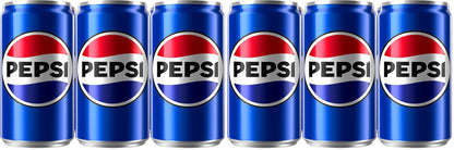 Pepsi Cola Soda Pop, 7.5oz Mini Cans (12 Pack)