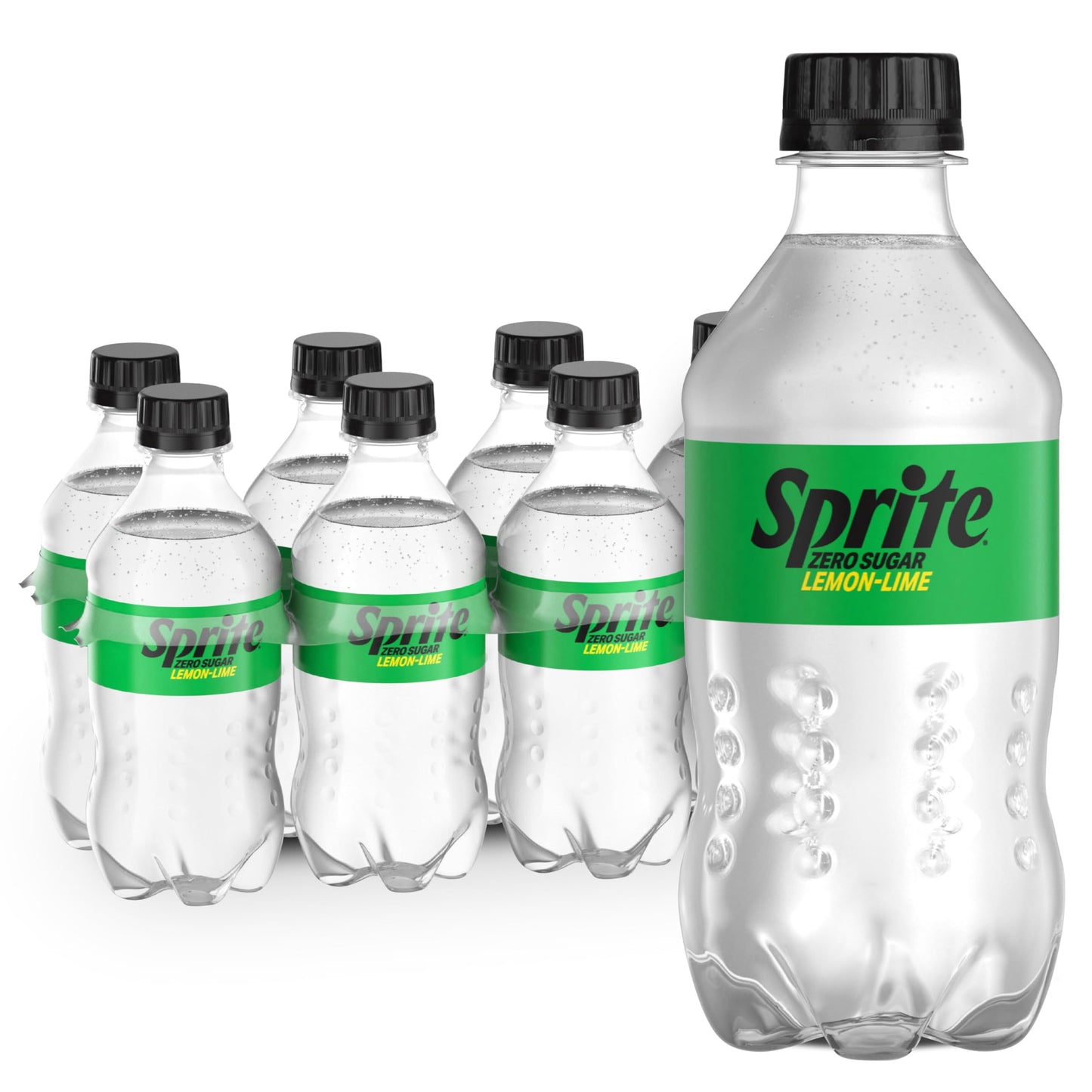 Sprite Zero Sugar Lemon Lime Diet Soda Pop Soft Drinks, 12 fl oz, 8 Pack