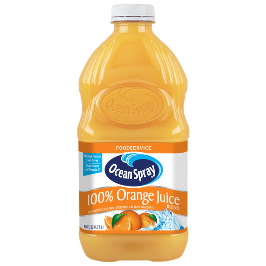 Ocean Spray® 100% Orange Juice Blend Mixer Bottle, 60 Fl Oz