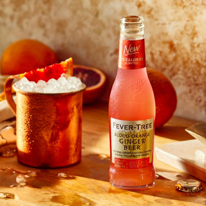 Ritual Zero Non-Alcoholic Rum Alternative with 5 Pack of Fever Tree Blood Orange Ginger Beer for your favorite Alcohol-Free Mixed Drink