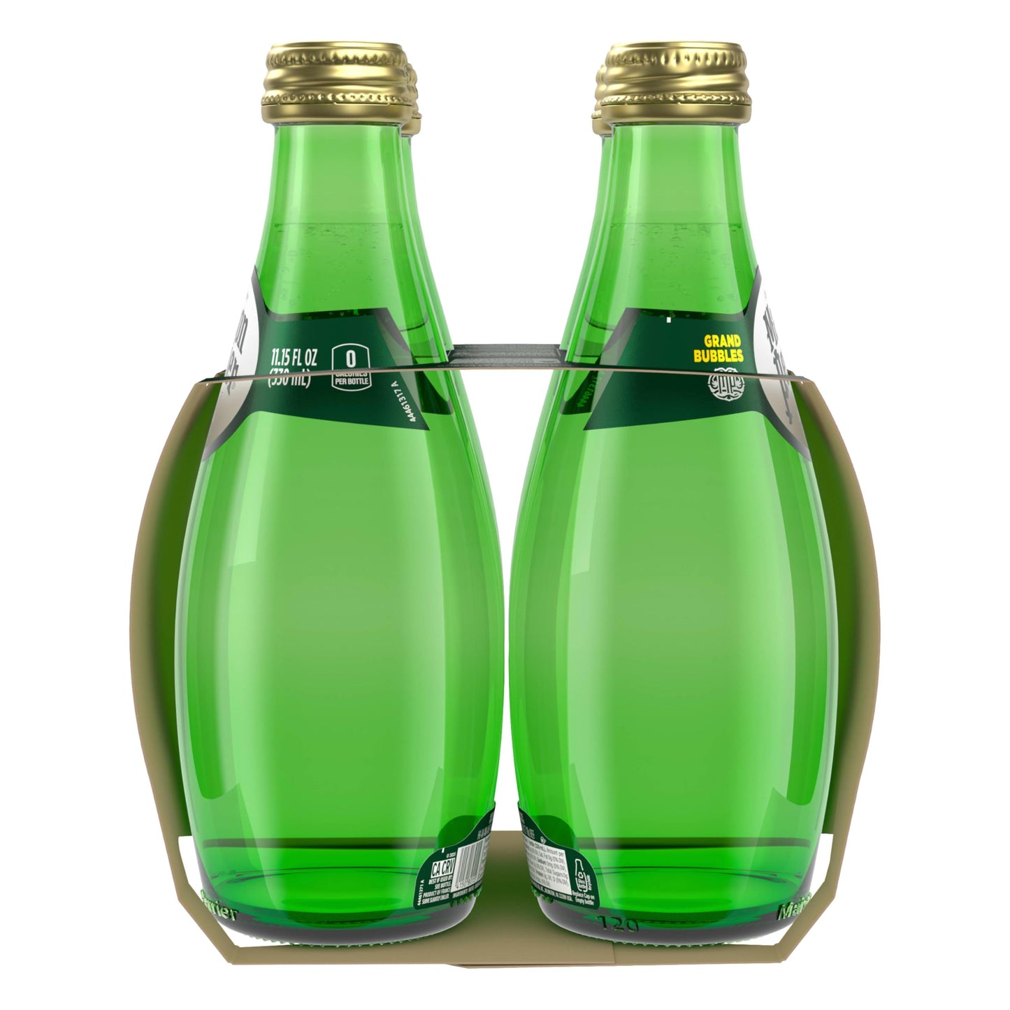 Maison Perrier Ultimate Unflavored Sparkling Water, 4 Pack Glass Bottle 11.15 fl oz