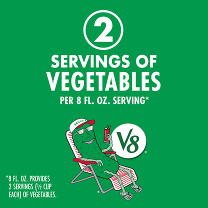 V8 Grillo's Pickles Dill Pickle Bloody Mary Mix, 8 fl oz Can (6 Pack)