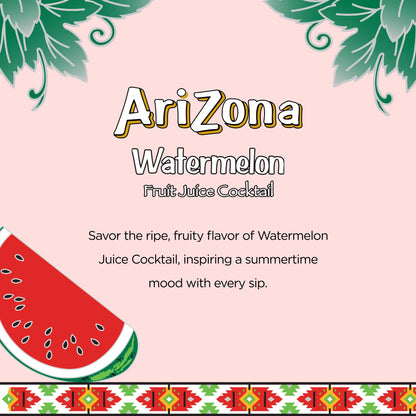 Arizona Watermelon Drink, 6.75 fl oz Tetra Box (Pack of 32)