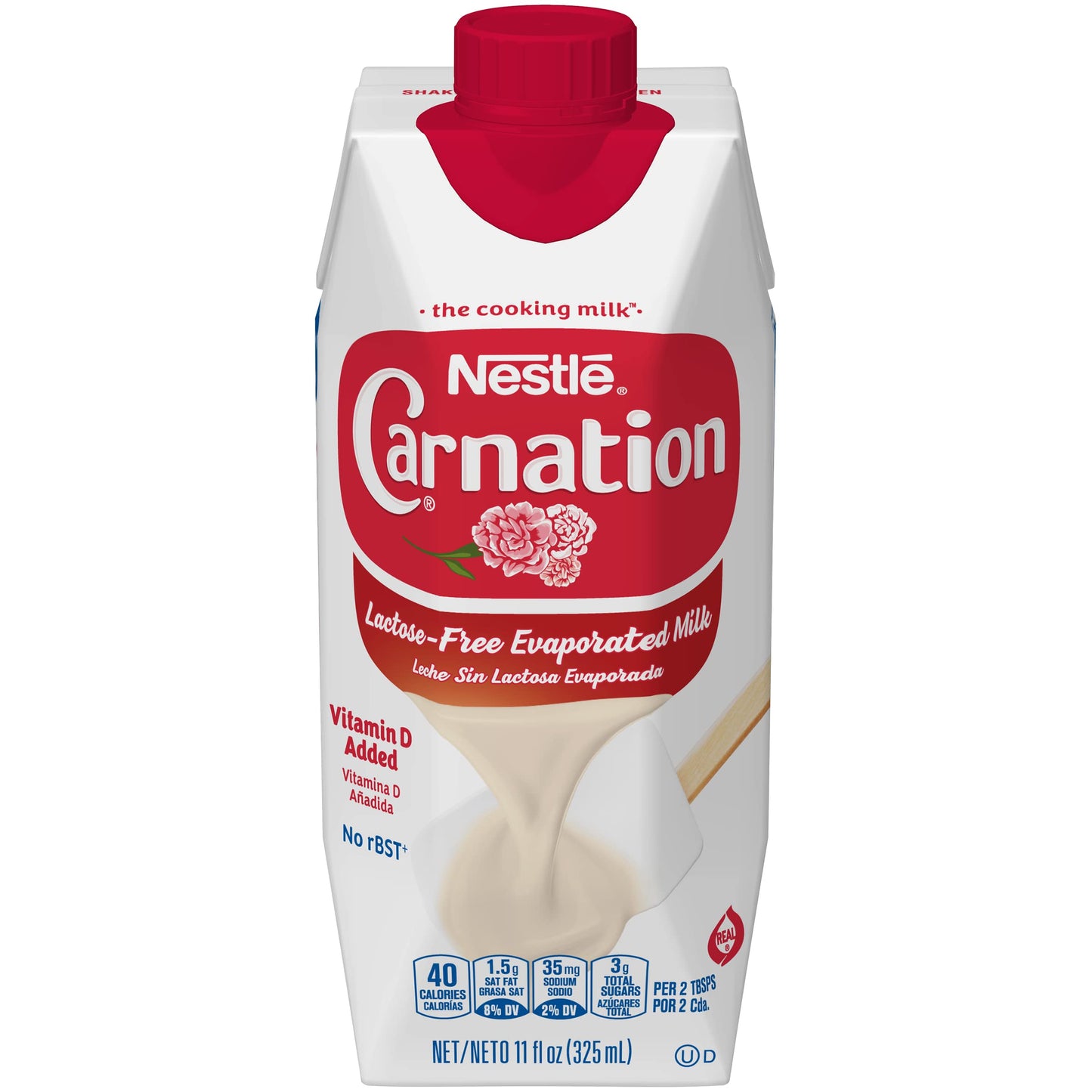 Nestlé Carnation Lactose-Free Evaporated Milk, Vitamin D Added, Shelf_Milk, Evaporated_Milk, (Pack of 16)