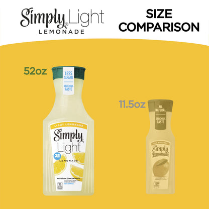 Simply Light Lemonade, 52 Fl Oz Bottle