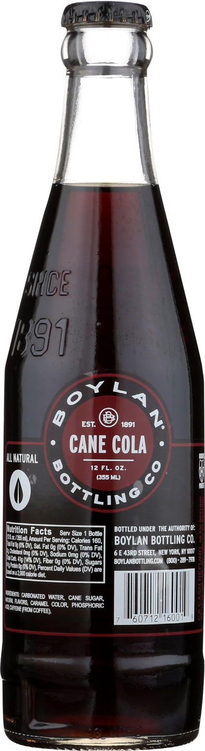 Boylan Sugar Cane Cola, 12 Fl Oz