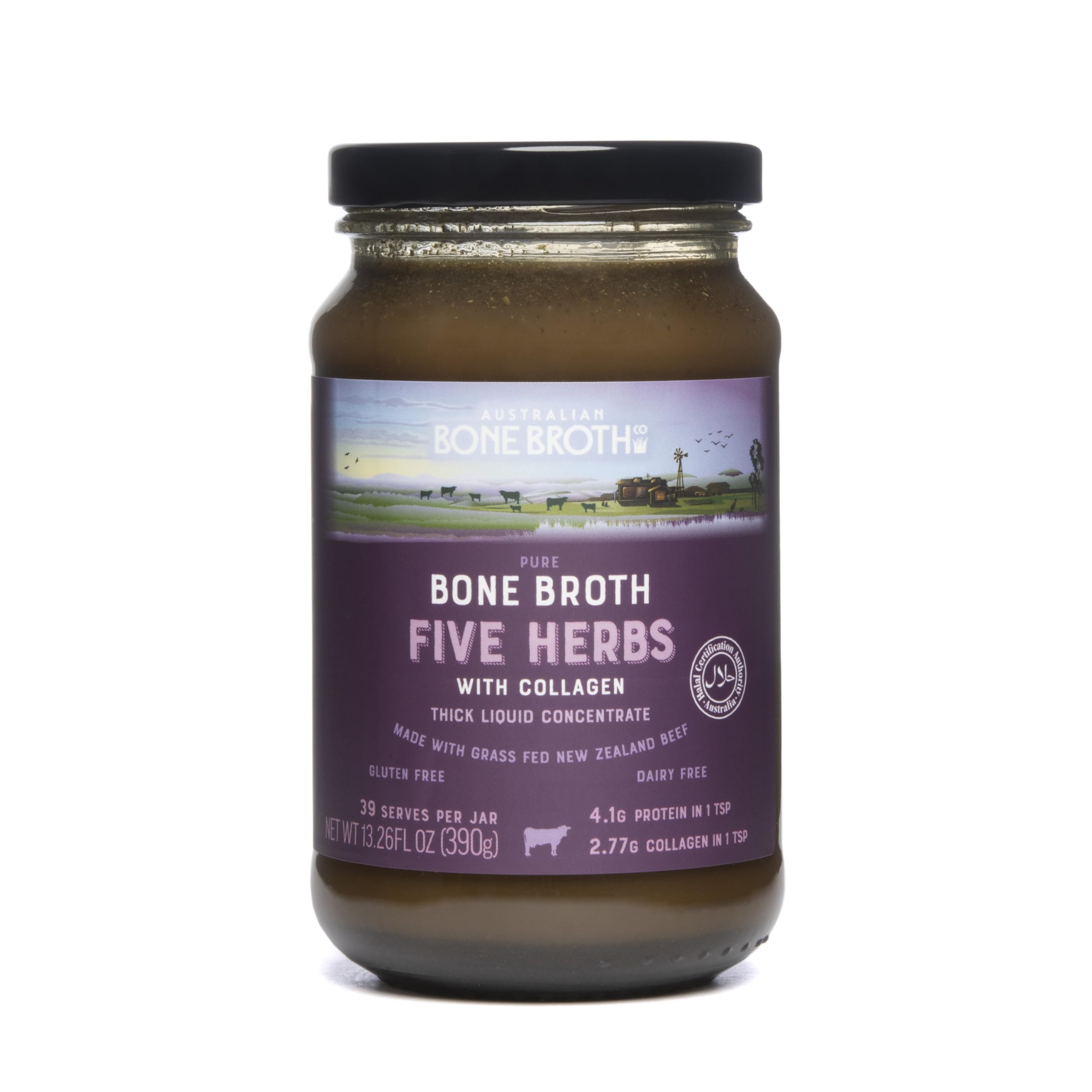 ABBCo Five Herbs Beef Broth Concentrate, Halal, Savoury Cooking Stock ...