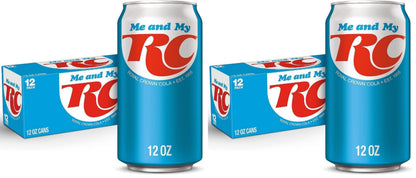 RC Cola Soda, 12 fl. oz. Cans, 12 Pack (Pack of 2)