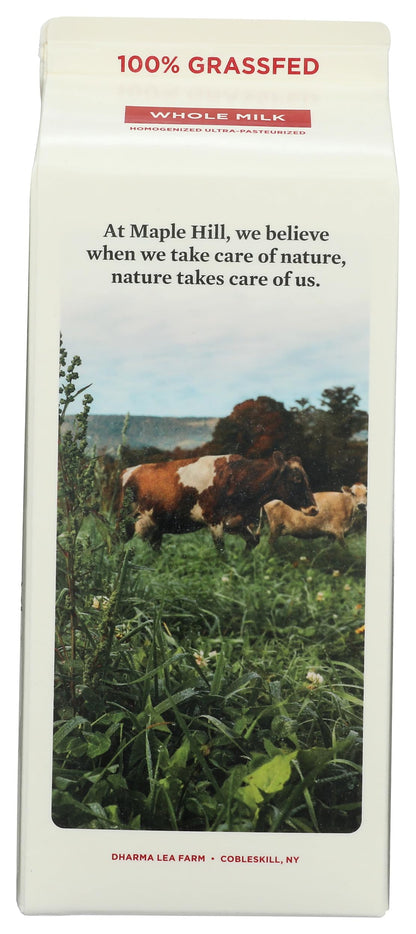 Maple Hill Creamery Organic Whole Milk, 64 fz