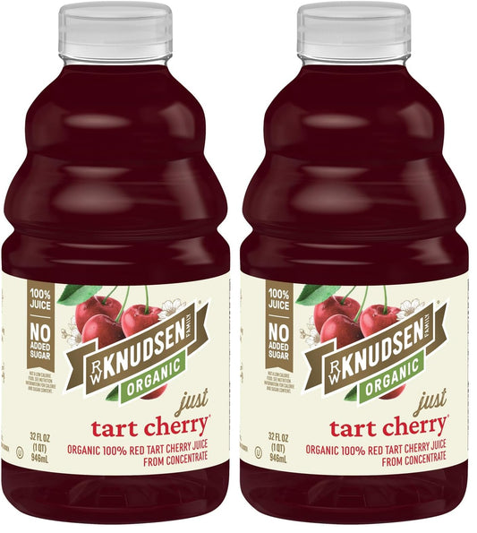 R.W. Knudsen Organic Just Tart Cherry Juice, 32 fl oz (Pack of 2)