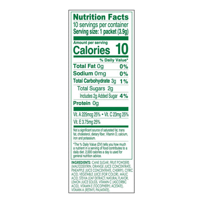True Lemon, Fruit Punch Packets Low Sugar No Preservatives Kids Hydration Drink Mix, 1.38 Ounce