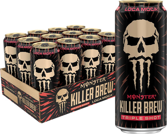 Monster Energy Killer Brew Loca Moca, 15 Fl Oz | Pack of 12