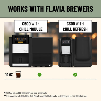 Flavia Cucumber Lime Mint Infused Water Freshpacks works only with Flavia Brewers (Case of 100)