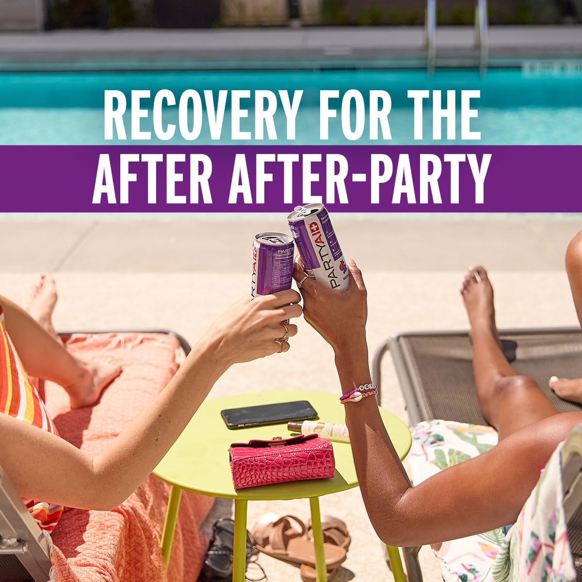 PARTYAID Rehab Blend, Feel Good Tonight and Tomorrow, Contains 5-HTP, B-Complex, Milk Thistle, Electrolytes, No Artificial Flavors or Sweeteners, Caffeine-Free, 12 Fl Oz (Pack of 4)