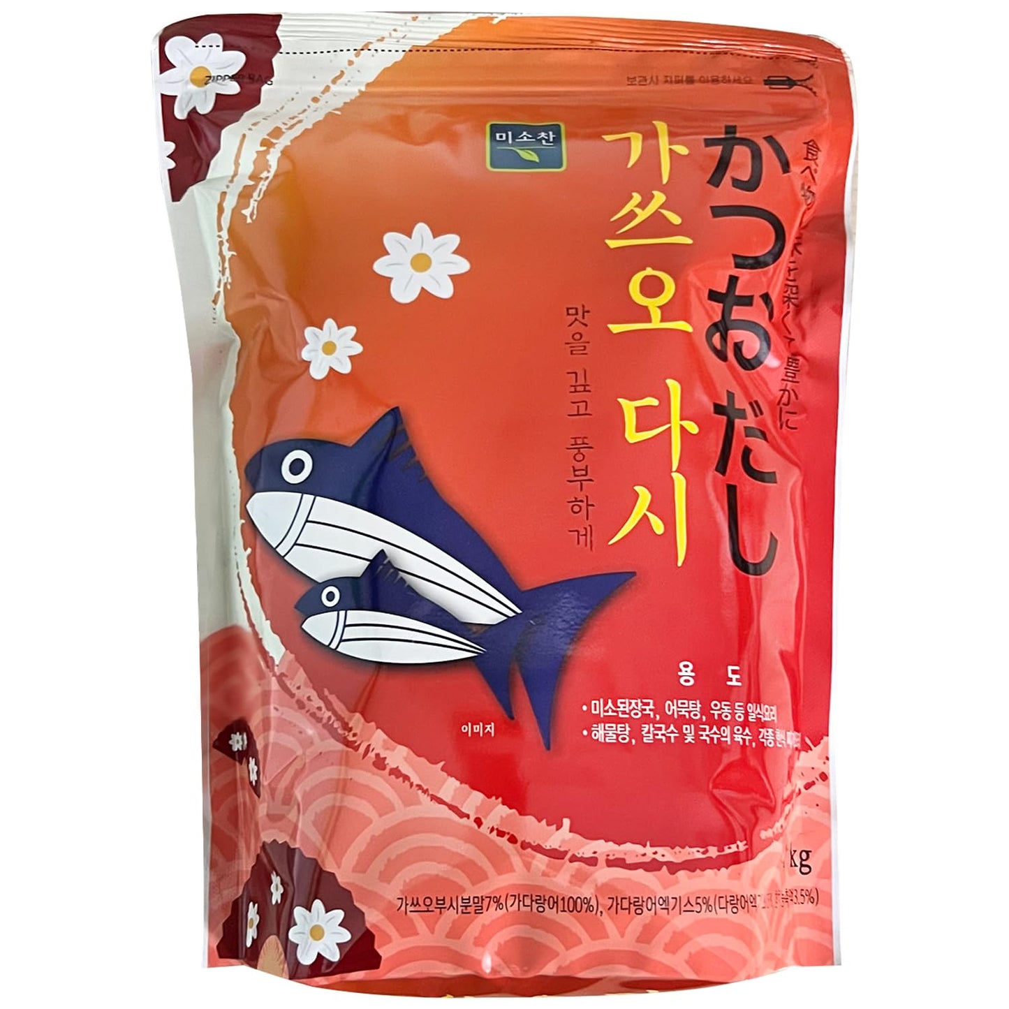 Misochan Bonito Dashi Powder 1kg (35.27 oz) – Japanese Soup Stock for Rich, Clean Umami Flavor, Bonito broth, Katsuobushi dashi