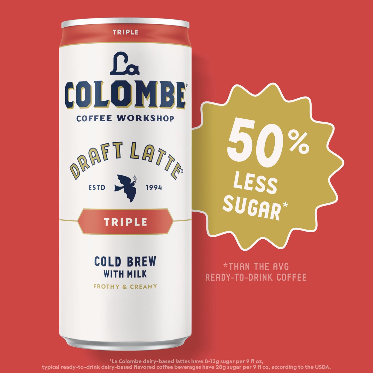 La Colombe, Latte Draft Triple, 9 Fl Oz, 4 Pack