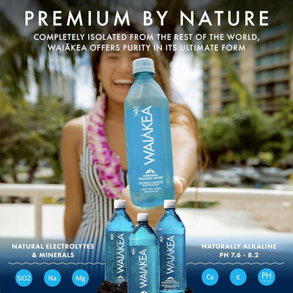 Waiakea Hawaiian Volcanic Water, 500 ML (Pack Of 24)