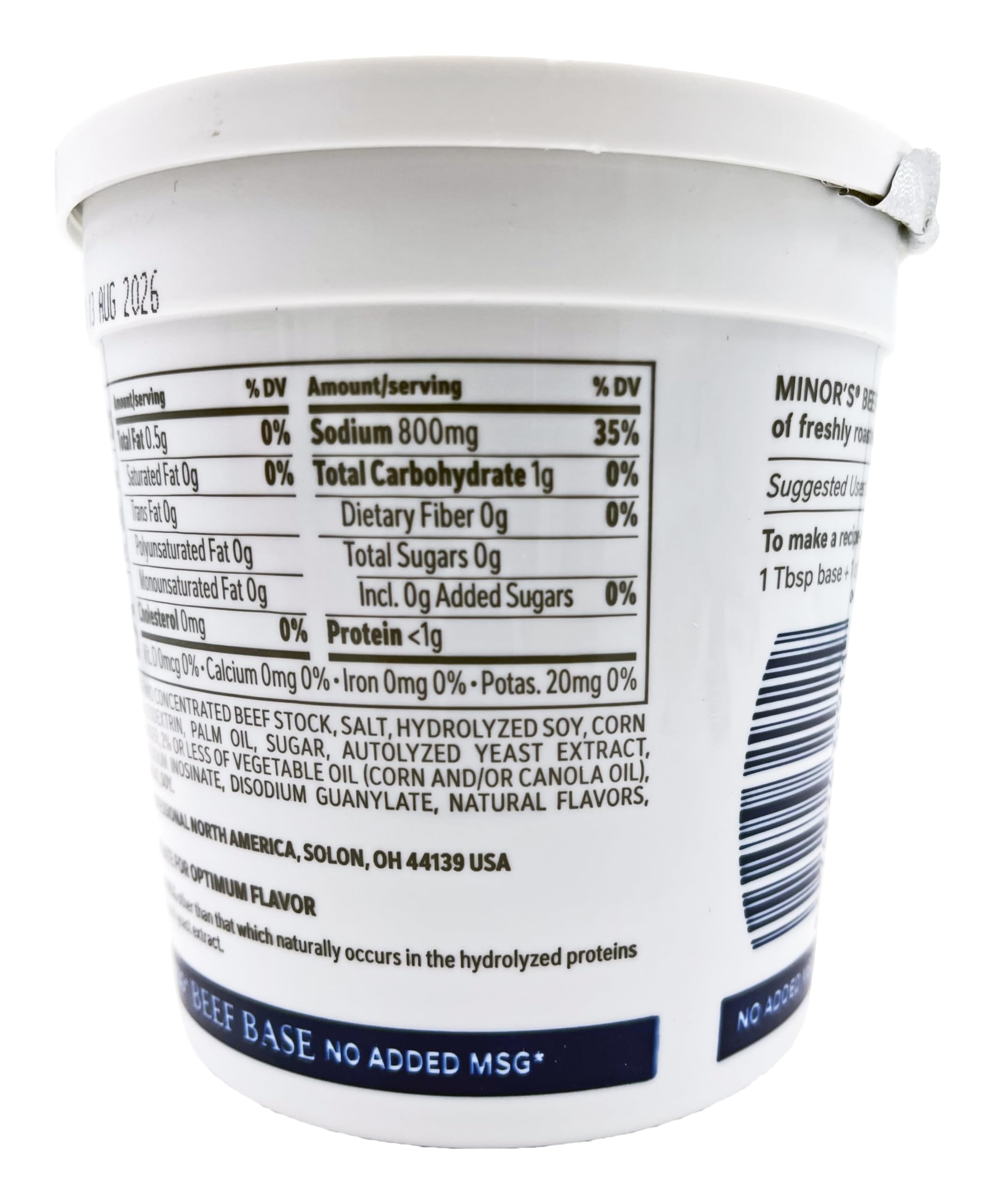 Minor's Original Formula Beef Base, 16 ounce – Lords of the Drinks