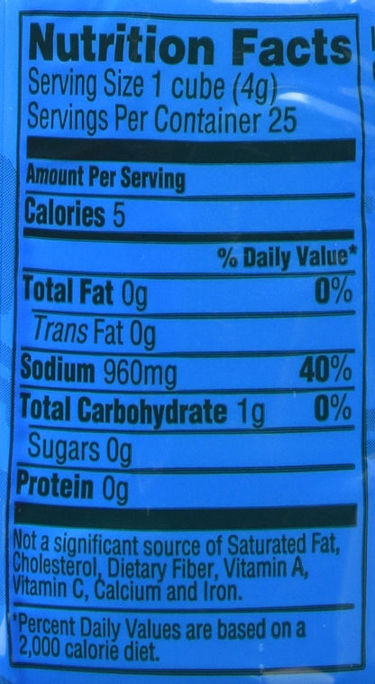 Herb-Ox Vegetable Bouillon Cubes 3.33oz (25 cubes)