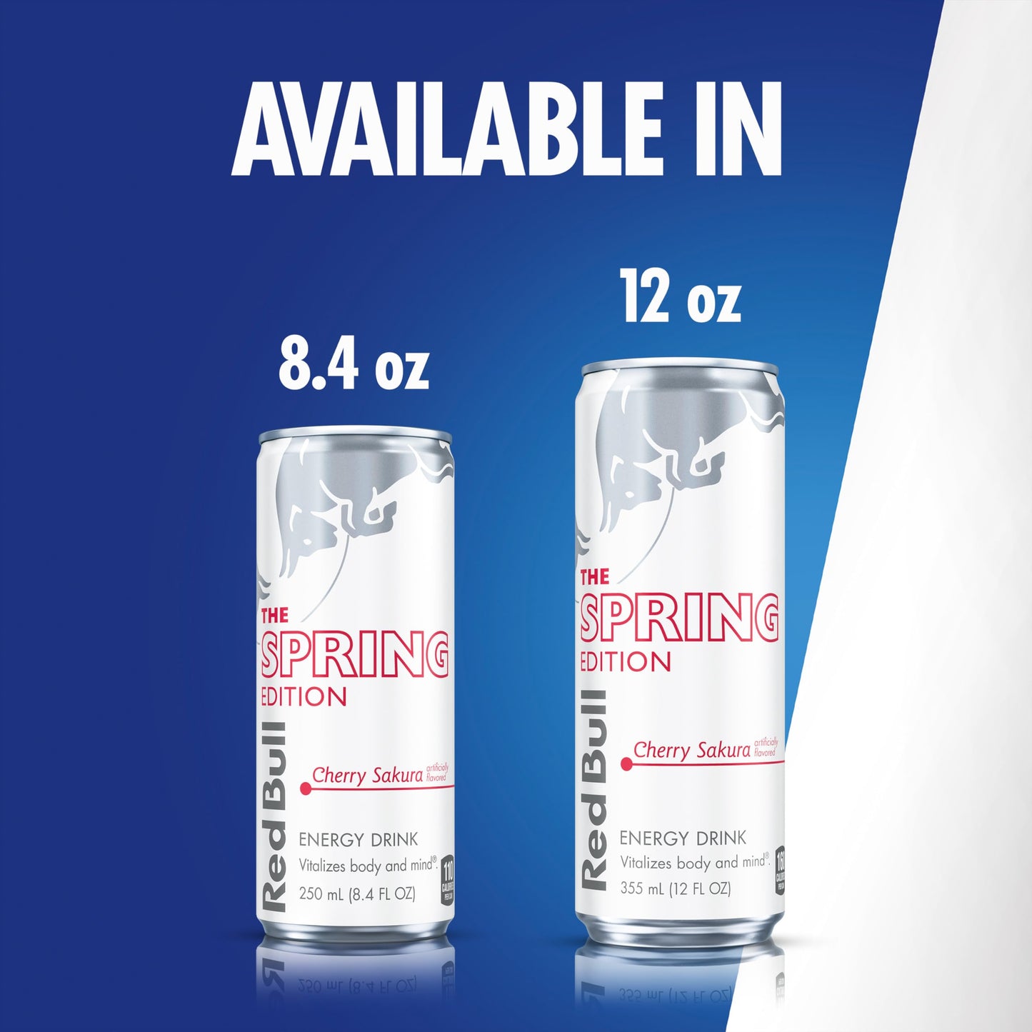 Red Bull Spring Edition Energy Drink, Cherry Sakura, 114mg Caffeine, Taurine & B Vitamins, 12 oz. Pack of 24 Cans