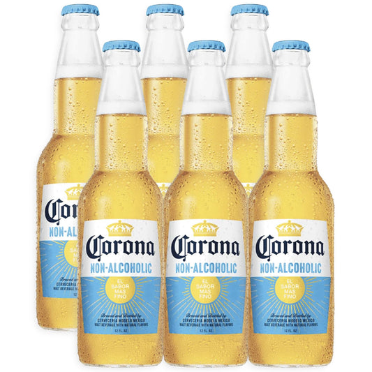 Corona Non Alcoholic 12oz Bottles Beer Your Favorite Mexican Lager NA Drink Beverage