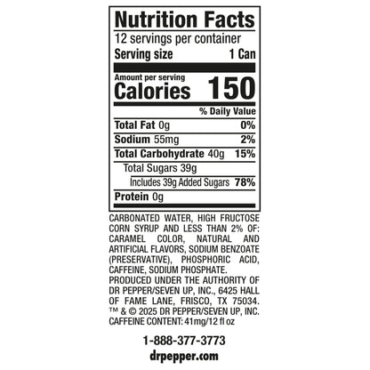 Dr. Pepper Blackberry 12oz 12pk