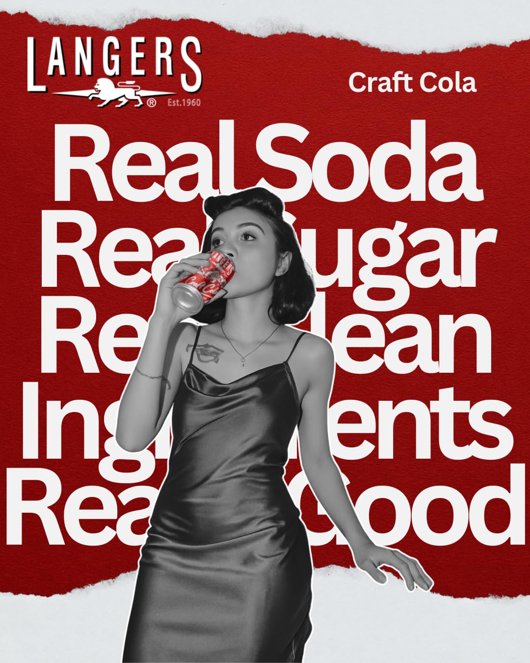 Langers Zero Craft Cola with Stevia, No Weird Stuff, 12 Fl Oz (Pack of 12)