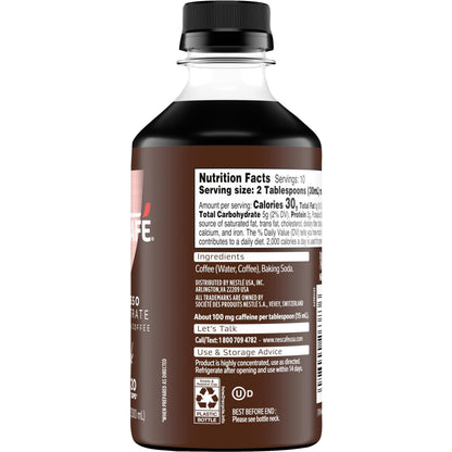 NESCAFÉ Espresso Concentrate Black, Instant Espresso Coffee Concentrate, Cold Brew Style, Iced Coffee Style Drinks, 2 Bottles (10 Fl Oz Each)