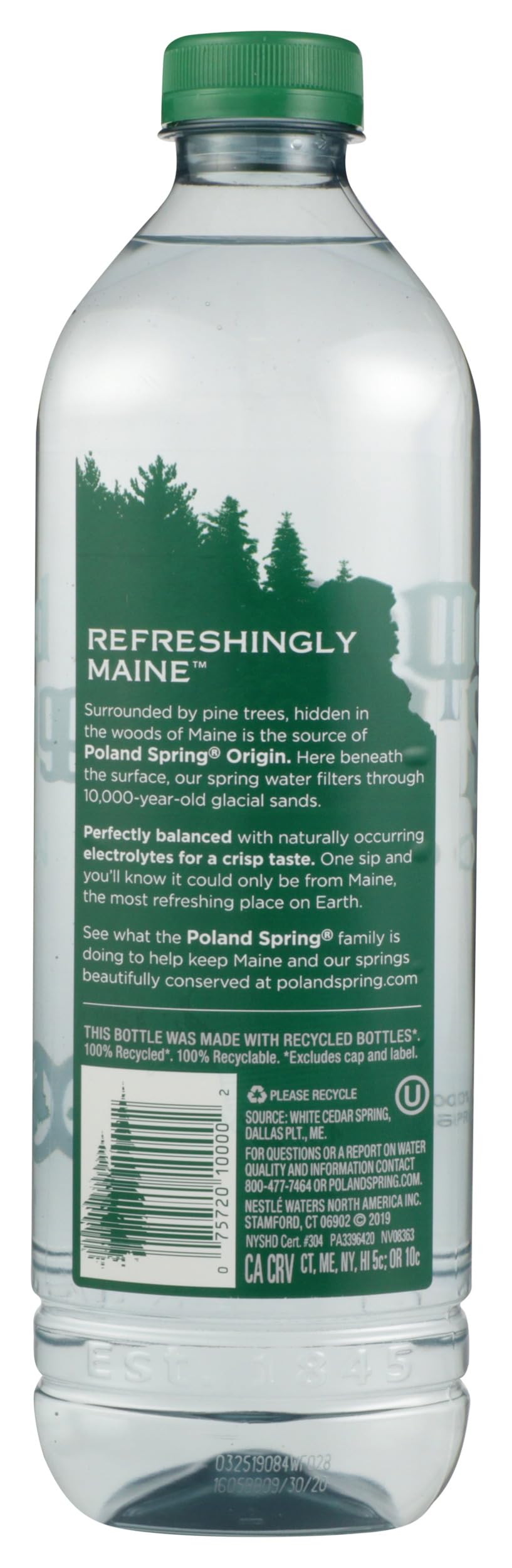 POLAND SPRING Spring Water, 30.4 FZ
