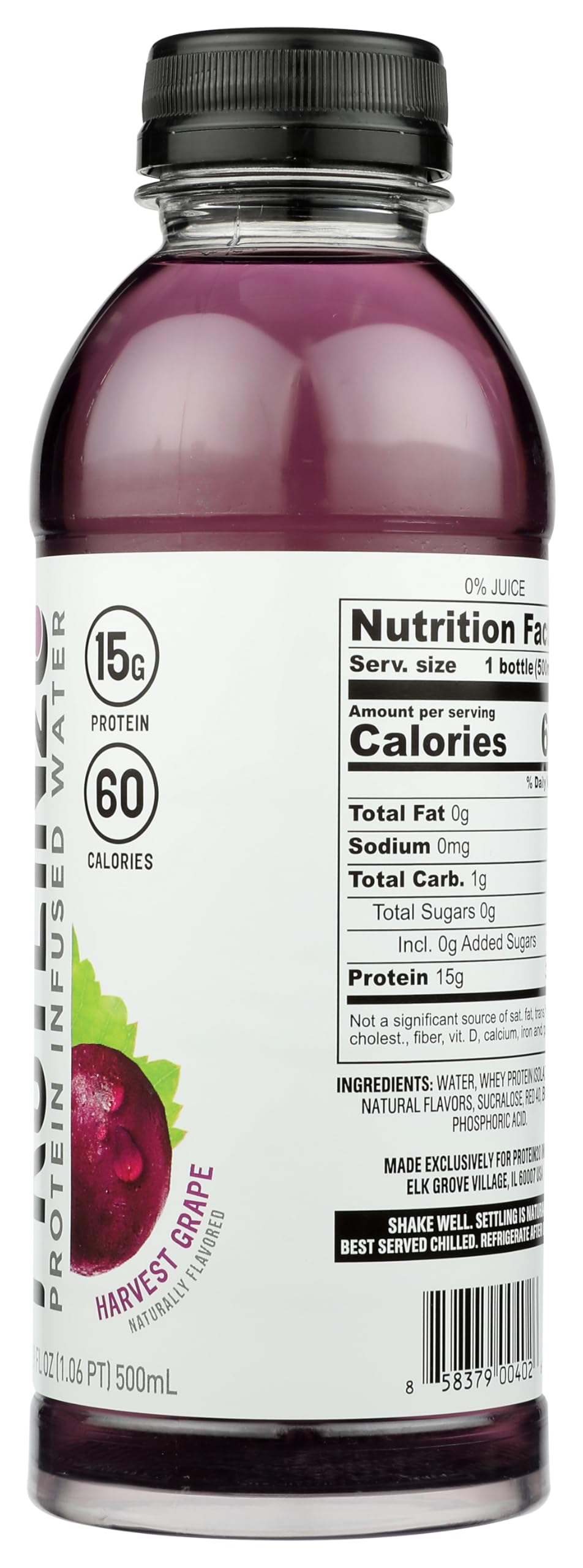 Protein2o Infused Water Harvest Grape