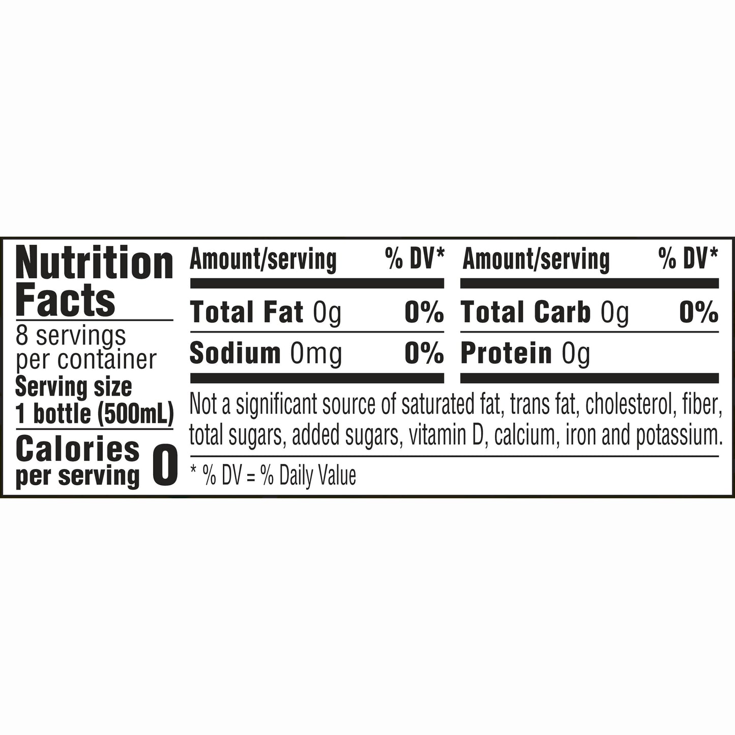 Deer Park Sparkling Water, Lemon, 16.9 Fl Oz (Pack of 8)