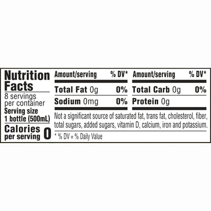 Deer Park Sparkling Water, Lemon, 16.9 Fl Oz (Pack of 8)