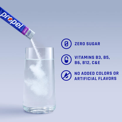 Propel Electrolyte Powder Drink Mix, Watermelon (96 Servings), Zero Sugar, Enhanced Water Beverage, Gatorade Electrolytes, Vitamins, No Added Colors, No Artificial Flavors, Hydration