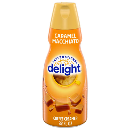 International Delight Coffee Creamer, Caramel Macchiato, Refrigerated Flavored Creamer, 32 FL OZ Bottle