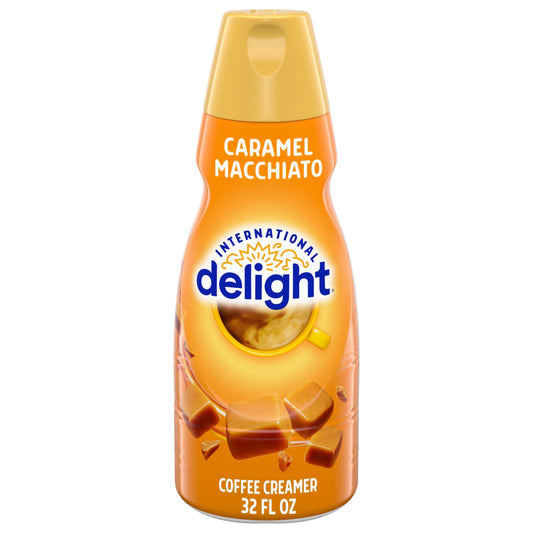 International Delight Coffee Creamer, Caramel Macchiato, Refrigerated Flavored Creamer, 32 FL OZ Bottle