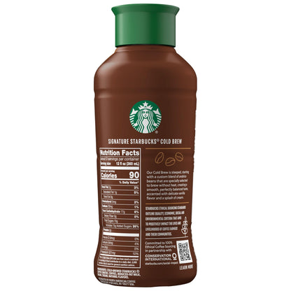 Starbucks Cold Brew Coffee, Vanilla Sweet Cream, 40 Fl Oz Bottle, Naturally Flavored, Colombian Blend, Iced Coffee Drink