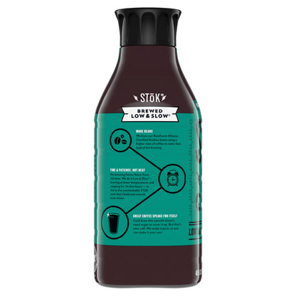 SToK Bold & Smooth Black Unsweetened Cold Brew Coffee, Ready to Drink Bottled Coffee, 48 fl oz
