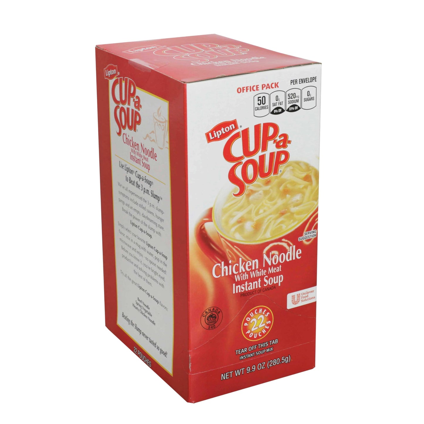 /Unilever Chicken Noodle Cup-A-Soup (Box of 22)