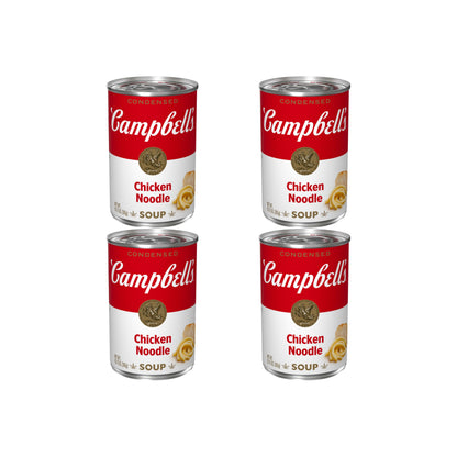 Campbell’s Condensed Chicken Noodle Soup, 10.75 oz Can (Pack of 4)