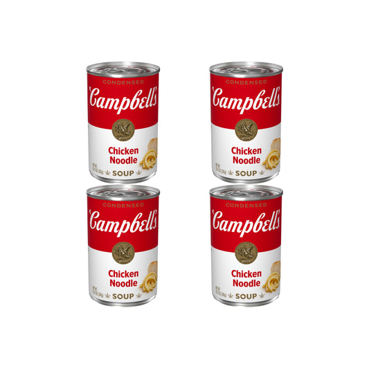 Campbell’s Condensed Chicken Noodle Soup, 10.75 oz Can (Pack of 4)