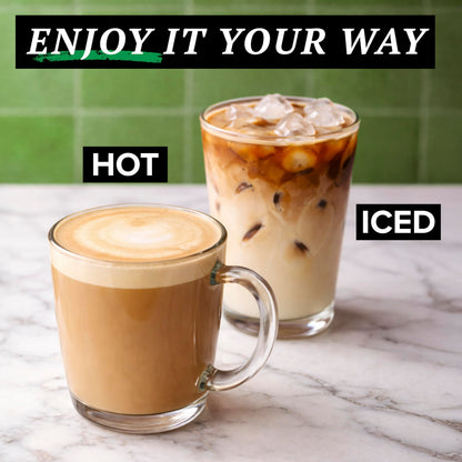 TAZO Decaf Chai Latte, Black Tea Concentrate, Easy-to-Serve Chai Tea for Everyday Lattes, Hot or Iced Tea and Mocktails, 32 oz Tea Mix Carton